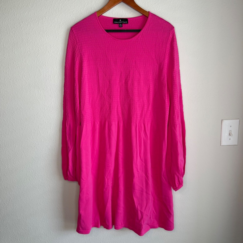 Tuckernuck Pommander Place Lennox Mini Dress Pink Womens XXL Resort Vacation - Picture 3 of 11